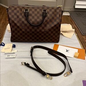 Authentic Louis Vuitton Speedy B35 - Damier Ebene